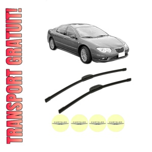 Set stergatoare CHRYSLER 300M (LR) din 1998-2004, pentru parbriz auto, 2 bucati, Bosch Aerotwin Retrofit, din cauciuc siliconat rezistent, 4 Stickere Auto CHRYSLER