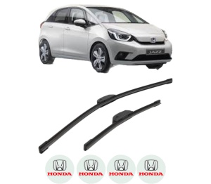 Set stergatoare HONDA JAZZ V (GR_, GS_) din 2020, pentru parbriz auto, 2 bucati, Bosch Aerotwin Retrofit, din cauciuc siliconat rezistent, 4 Stickere Auto HONDA v49952