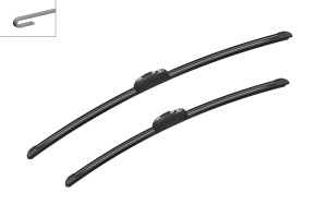 Set stergatoare JEEP GRAND CHEROKEE VAN (WK2) din 2013-2017, pentru parbriz auto, 2 bucati, Bosch Aerotwin Retrofit, din cauciuc siliconat rezistent, 4 Stickere Auto JEEP v53292