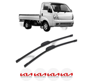 Set stergatoare KIA K2500 Platform/Chassis (SD) din 2003, pentru parbriz auto, 2 bucati, Bosch Aerotwin Retrofit, din cauciuc siliconat rezistent, 4 Stickere Auto KIA v47937