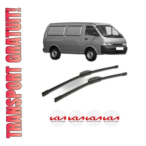 Set stergatoare KIA PREGIO Van (TB) din 1997-2002, pentru parbriz auto, 2 bucati, Bosch Aerotwin Retrofit, din cauciuc siliconat rezistent, 4 Stickere Auto KIA