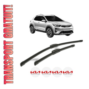 Set stergatoare KIA STONIC Hatchback Van (YB) din 2018, pentru parbriz auto, 2 bucati, Bosch Aerotwin Retrofit, din cauciuc siliconat rezistent, 4 Stickere Auto KIA