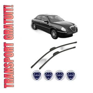 Set stergatoare LANCIA THESIS (841_) din 2002-2006, pentru parbriz auto, 2 bucati, Bosch Aerotwin Retrofit, din cauciuc siliconat rezistent, 4 Stickere Auto LANCIA