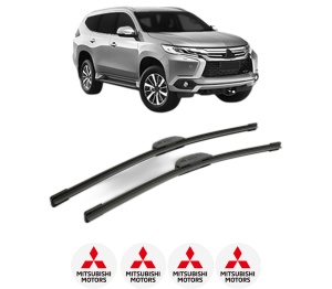 Set stergatoare MITSUBISHI PAJERO SPORT III (KS_) din 2015, pentru parbriz auto, 2 bucati, Bosch Aerotwin Retrofit, din cauciuc siliconat rezistent, 4 Stickere Auto MITSUBISHI v48307