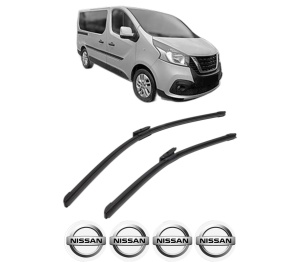 Set stergatoare NISSAN NV300 Kombi (X82) din 2016-2021, pentru parbriz auto, 2 bucati, Bosch Aerotwin Multi, din cauciuc siliconat rezistent, 4 Stickere Auto NISSAN v53757