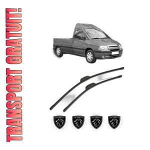 Set stergatoare PEUGEOT EXPERT Platform/Chassis (223) din 1996-2000, pentru parbriz auto, 2 bucati, Bosch Aerotwin Retrofit, din cauciuc siliconat rezistent, 4 Stickere Auto PEUGEOT