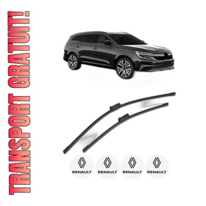 Set stergatoare RENAULT ESPACE VI (RHN) din 2023, pentru parbriz auto, 2 bucati, Bosch Aerotwin, din cauciuc siliconat rezistent, 4 Stickere Auto RENAULT