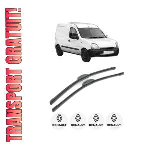 Set stergatoare RENAULT KANGOO Express (FC0/1_) din 1997-2008, pentru parbriz auto, 2 bucati, Bosch Aerotwin Retrofit, din cauciuc siliconat rezistent, 4 Stickere Auto RENAULT