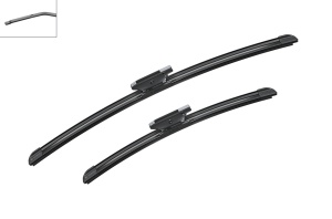 Set stergatoare SMART FORFOUR Hatchback (453) din 2014-2017, pentru parbriz auto, 2 bucati, Bosch Aerotwin, din cauciuc siliconat rezistent, 4 Stickere Auto SMART v50435