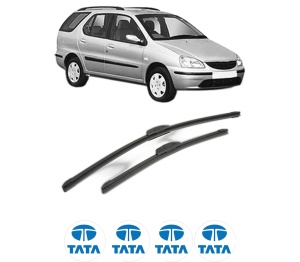 Set stergatoare TATA INDIGO MARINA (4_V2) din 2003-2010, pentru parbriz auto, 2 bucati, Bosch Aerotwin Retrofit, din cauciuc siliconat rezistent, 4 Stickere Auto TATA v45677