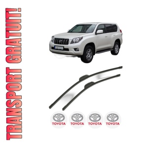 Set stergatoare TOYOTA LAND CRUISER VAN (_J15_) din 2011, pentru parbriz auto, 2 bucati, Bosch Aerotwin Retrofit, din cauciuc siliconat rezistent, 4 Stickere Auto TOYOTA