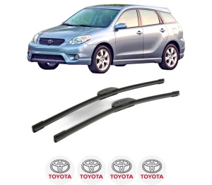Set stergatoare TOYOTA MATRIX (_E13_) din 2002, pentru parbriz auto, 2 bucati, Bosch Aerotwin Retrofit, din cauciuc siliconat rezistent, 4 Stickere Auto TOYOTA v48062