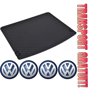 Set tavita portbagaj Passat B6 Break 2005 -2010 si 4 stickere rotunde Volkswagen