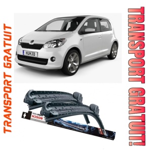 Skoda Citigo Set 2 stergatoare parbriz Bosch Bosch Aerotwin compatibile cu Skoda Citigo 2011-2019 (60 cm / 40 cm)