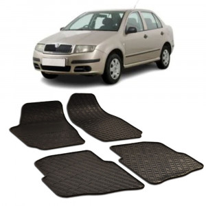 Skoda Fabia (2007-2014) Set 4 covorase auto cauciuc Urban Line pentru accesorii pentru autoturismul tau - masina v241194