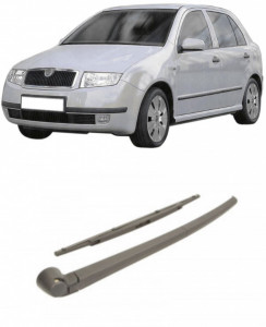 Skoda Fabia I Brat stergator pentru luneta spate cu lamela 365 mm, compatibil cu Skoda Fabia I Hatchback fabricat intre 1999-2008, calitate extra accesorii pentru autoturismul tau - masina v92578