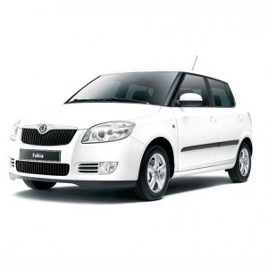 Skoda Fabia I Din 2000 - 2007, Suv , Set Covorase Auto Tip Tavita Premium 3D, din cauciuc accesorii pentru autoturismul tau - masina v167924