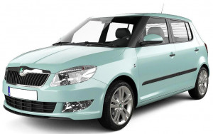 Skoda Fabia II fabricat din 03.2007 - 10.2014, Hatchback, set covorase auto dedicate, din cauciuc 100% Premium accesorii pentru autoturismul tau - masina v151282