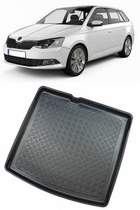Skoda Fabia III Combi din 11.2014 - Prezent, Tavita Pentru Portbagaj Lux Premium Dedicata, Portbagaj Inferior *1 accesorii pentru autoturismul tau - masina v202665