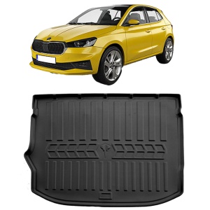 Skoda Fabia IV Hatchback. Cu Podea Joasa (2021-prezent) Tavita cauciuc pentru protectie portbagaj dedicata pentru SKODA Fabia Transport Gratuit accesorii pentru autoturismul tau - masina v24033