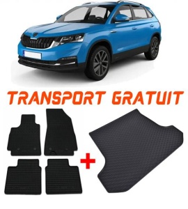 Skoda Kamiq din 09.2019 - Prezent Suv Portbagaj Inferior *1, Set Covorase + tavita portbagaj auto accesorii pentru autoturismul tau - masina v1684