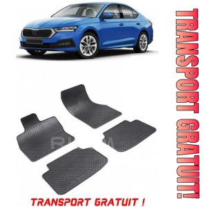 Skoda Octavia IV fabricat din 06.2020 - Prezent, Hatchback, set covorase auto dedicate, din cauciuc 100% Premium - Transport Gratuit