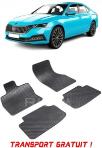 Skoda Octavia IV fabricat din 06.2020 - Prezent, Sedan, set covorase auto dedicate, din cauciuc 100% Premium - Transport Gratuit accesorii pentru autoturismul tau - masina v37791