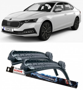 Skoda OCTavia Set 2 stergatoare parbriz Bosch Bosch Aerotwin 65 cm/47.5 cm compatibile cu Skoda OCTavia IV (Nx3, Nn3) din 2020 (65 cm / 47.5 cm) accesorii pentru autoturismul tau - masina v126578