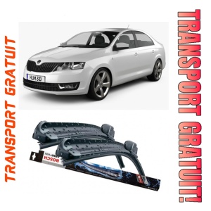 Skoda Rapid Set 2 stergatoare parbriz Bosch Aerotwin 600/475mm compatibile cu Skoda RAPID (NH3, NK3, NK6) (2012-2019) (60 cm / 40 cm)
