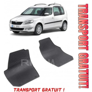 Skoda Roomster, Van, fabricat din 07.2006 - 04.2015, 2 Locuri, set covorase auto dedicate, din cauciuc 100% Premium - Transport Gratuit