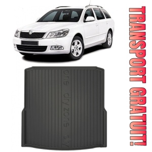 Skoda Superb II din 11.2009 - 08.2015 Combi Portbagaj Inferior, Tavita Pentru Portbagaj Lux Premium Dedicata, Fara Buzunare Laterale *1