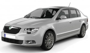 Skoda Superb II, Sedan, fabricat din 06.2008 - 04.2015, set covorase auto dedicate, din cauciuc 100% Premium accesorii pentru autoturismul tau - masina v158446
