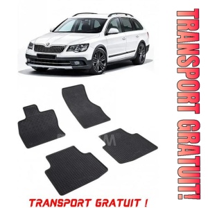 Skoda Superb III fabricat din 09.2015 - Prezent, Combi, set covorase auto dedicate, din cauciuc 100% Premium - Transport Gratuit