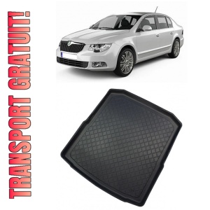 Skoda Superb III Sedan din 05.2015 - Prezent *1, Tavita Pentru Portbagaj Lux Premium Dedicata,