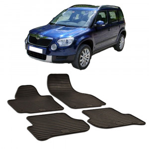 Skoda Yeti (2009-) Set 4 covorase auto cauciuc Urban Line accesorii pentru autoturismul tau - masina v238639