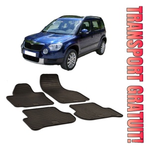 Skoda Yeti (2009 - 2017) Set 4 covorase auto cauciuc Urban Line