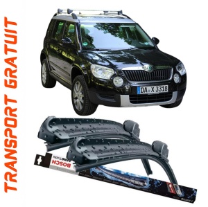 Skoda Yeti Set 2 stergatoare parbriz Bosch Aerotwin 600/475mm compatibile cu Skoda YETI (5L) (2009-2017) (60 cm / 47.5 cm) accesorii pentru autoturismul tau - masina v114495