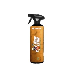 Solutie curatare si ingrijire piele auto AMOS New LTHR, hidratare si protectie UV, efect natural, fara urme, cantitate 500 ml