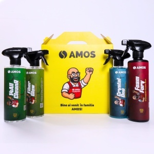 Solutie pre-curatare auto AMOS Foam Fury, degresare intensa, indeparteaza insecte si bitum, diluare 1:10–1:200, cantiate 500 ml - Img 5