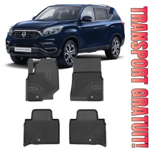 Ssang Yong Rexton W IV Din 11.2017 - Prezent, Suv , Set Covorase Auto Tip Tavita Premium 3D, din cauciuc