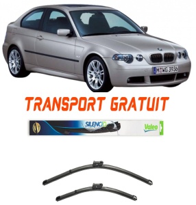 Stergatoare Bmw 3 CompaCT Set 2 stergatoare parbriz Valeo 600/475mm pentru Bmw 3 CompaCT (E46) (2001-2005) (55 cm / 47.5 cm) accesorii pentru autoturismul tau - masina v20075