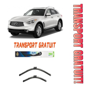 Stergatoare Infiniti Qx70 Set 2 stergatoare parbriz Valeo 60 cm/47.5 cm pentru Infiniti Qx70 din 2013 (60 cm / 47.5 cm)