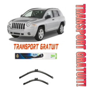 Stergatoare Jeep Compass Set 2 stergatoare parbriz Valeo pentru Jeep Compass 2006 (55 cm / 50 cm)