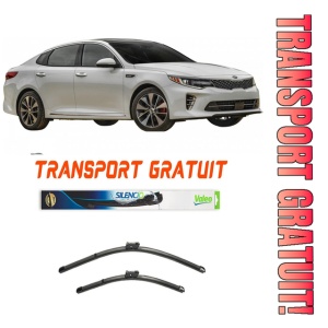 Stergatoare Kia Optima Set 2 stergatoare parbriz Valeo 60 cm/53 cm pentru Kia Optima (Jf) din 2015-2017 (60 cm / 53 cm)