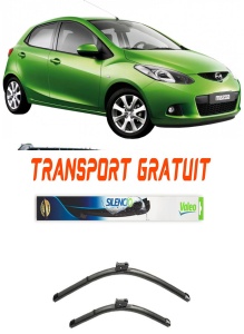 Stergatoare Mazda 2 Set 2 stergatoare parbriz Valeo pentru Mazda 2 2007-2015 (60 cm / 34 cm) accesorii pentru autoturismul tau - masina v19595