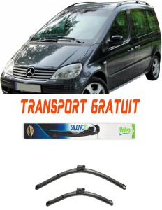 Stergatoare Mercedes Vaneo Set 2 stergatoare parbriz Valeo 65 cm/57.5 cm pentru Mercedes-Benz Vaneo (414) din 2002-2005 (65 cm / 57.5 cm) accesorii pentru autoturismul tau - masina v8543