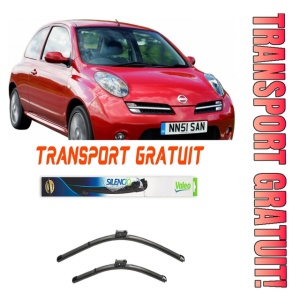 Stergatoare Nissan Micra Set 2 stergatoare parbriz Valeo pentru Nissan Micra 2003-2010 (53 cm / 45 cm)