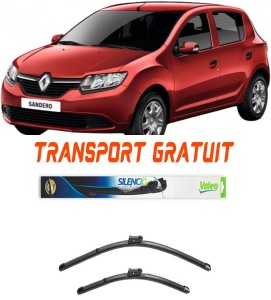 Stergatoare Renault Sandero Set 2 stergatoare parbriz Valeo 600/475mm pentru Renault SANDERO/STEPWAY I (BS_) (2012) (50 cm / 50 cm) accesorii pentru autoturismul tau - masina v19265