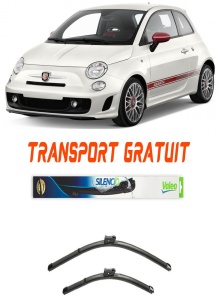 Stergatoare Set 2 stergatoare parbriz Valeo 600/475mm pentru Abarth 500 / 595 / 695 (2008) Valeo accesorii pentru autoturismul tau - masina v15773