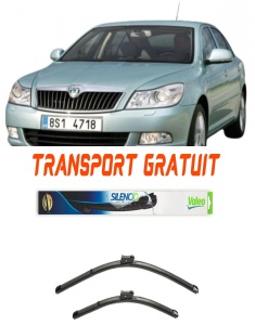 Stergatoare Set 2 stergatoare parbriz Valeo 600/475mm pentru Skoda Octavia II Combi (2004-2014) Valeo accesorii pentru autoturismul tau - masina v19115
